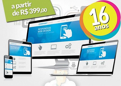 Desenvolvemos sites com até 15 paginas